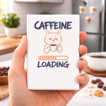Fridge Magnet Kulkas Rectangle Quetos Caffeine Loading size 54 x 78 cm